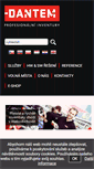 Mobile Screenshot of dantem.cz